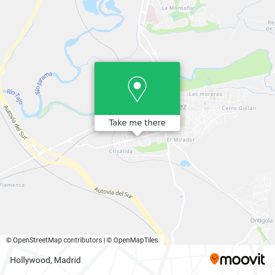 Hollywood map