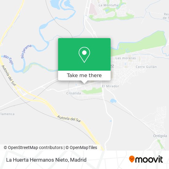 La Huerta Hermanos Nieto map