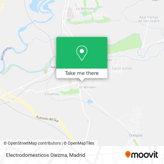 Electrodomesticos Diezma map