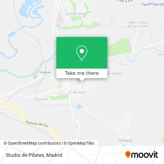 Studio de Pilates map