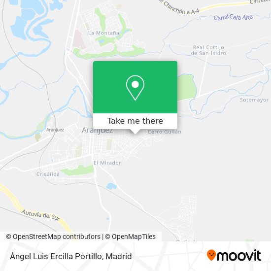 Ángel Luis Ercilla Portillo map