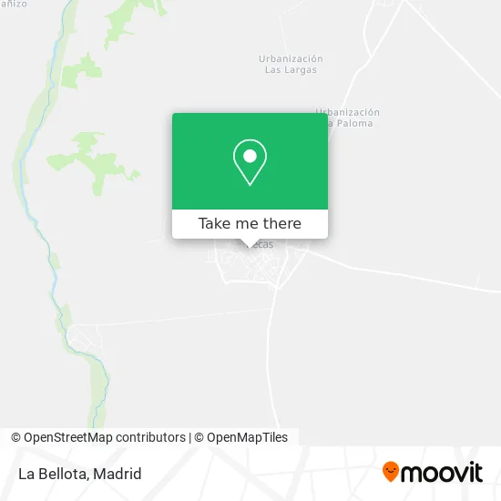 La Bellota map