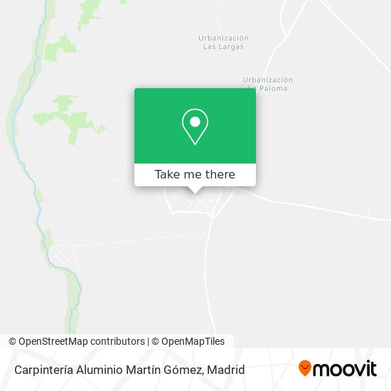 Carpintería Aluminio Martín Gómez map