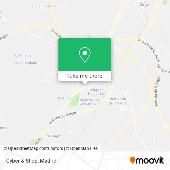 Cyber & Shop map