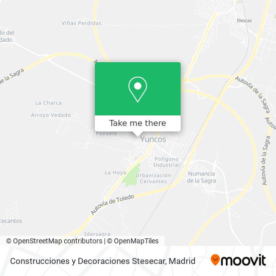 mapa Construcciones y Decoraciones Stesecar