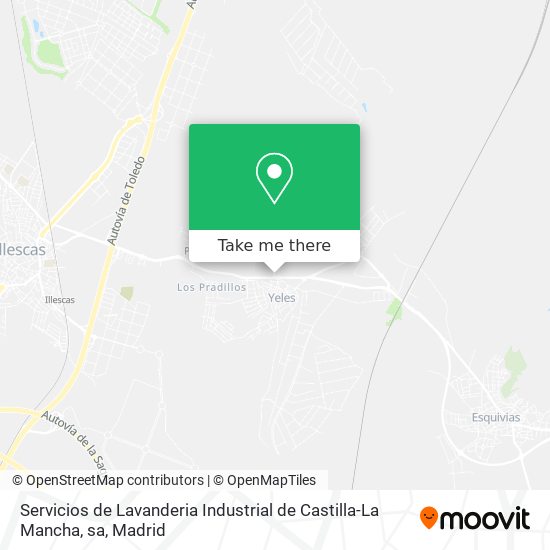 Servicios de Lavanderia Industrial de Castilla-La Mancha, sa map