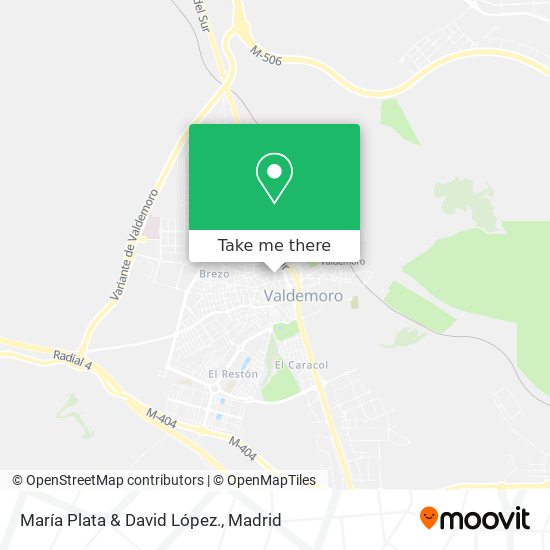 María Plata & David López. map
