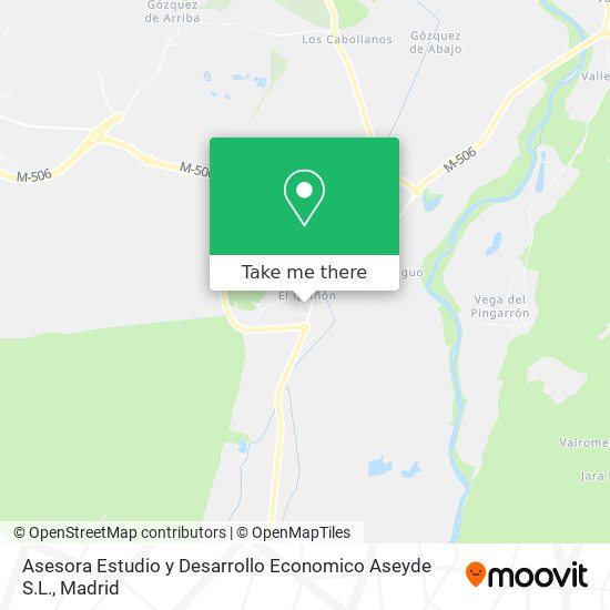 mapa Asesora Estudio y Desarrollo Economico Aseyde S.L.