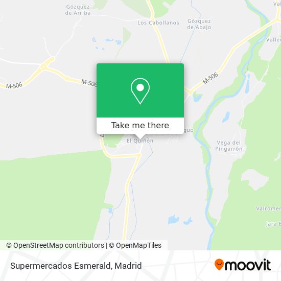 Supermercados Esmerald map