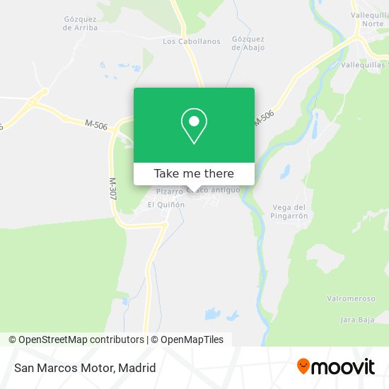 San Marcos Motor map