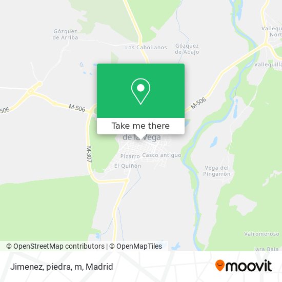 Jimenez, piedra, m map