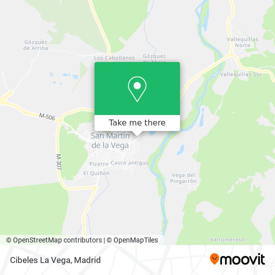 mapa Cibeles La Vega