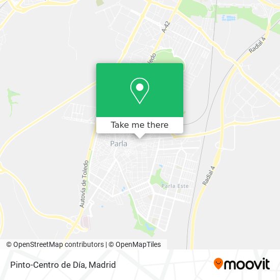 Pinto-Centro de Día map