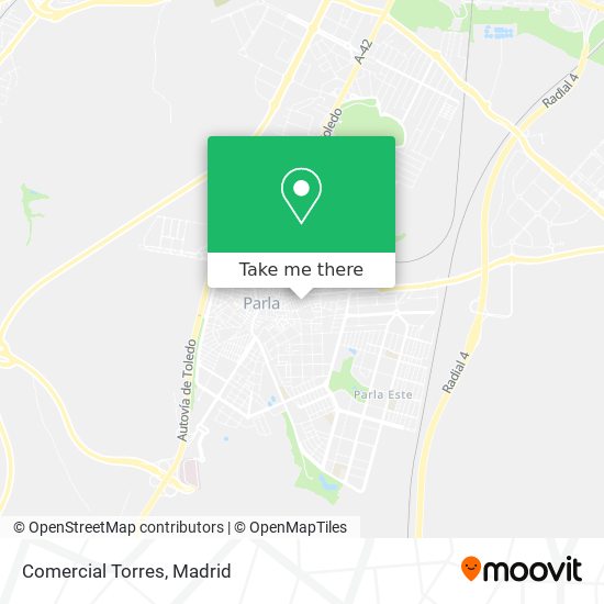 Comercial Torres map