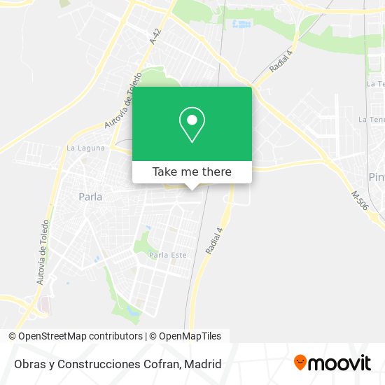 Obras y Construcciones Cofran map