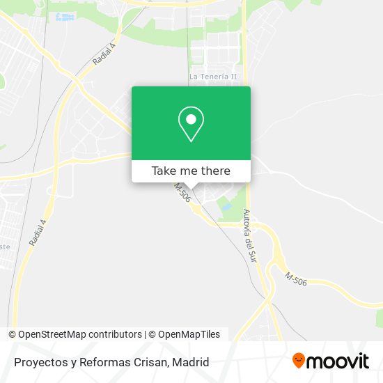 Proyectos y Reformas Crisan map