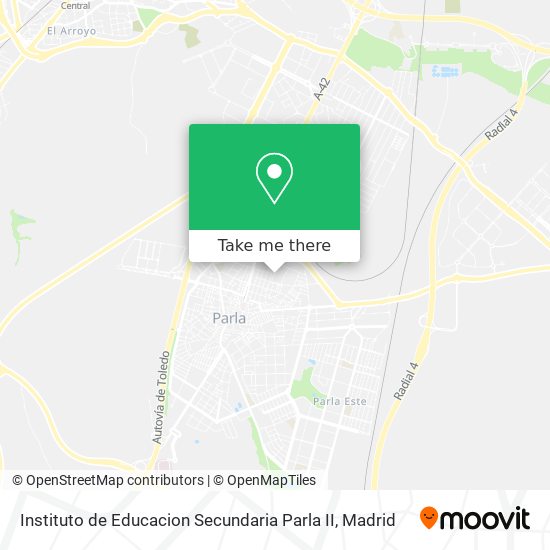 Instituto de Educacion Secundaria Parla II map