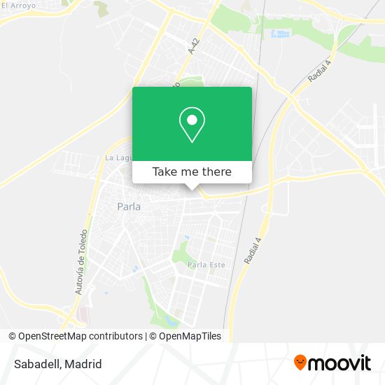 Sabadell map