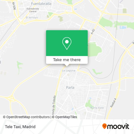 mapa Tele Taxi