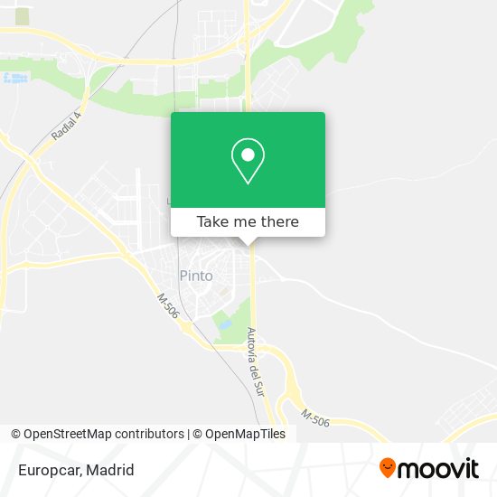 Europcar map