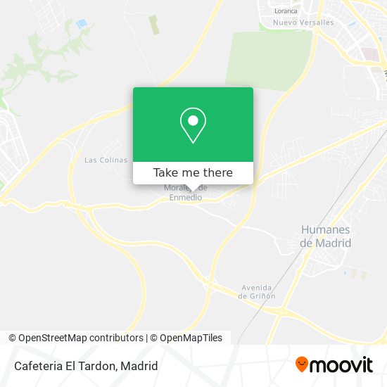 Cafeteria El Tardon map