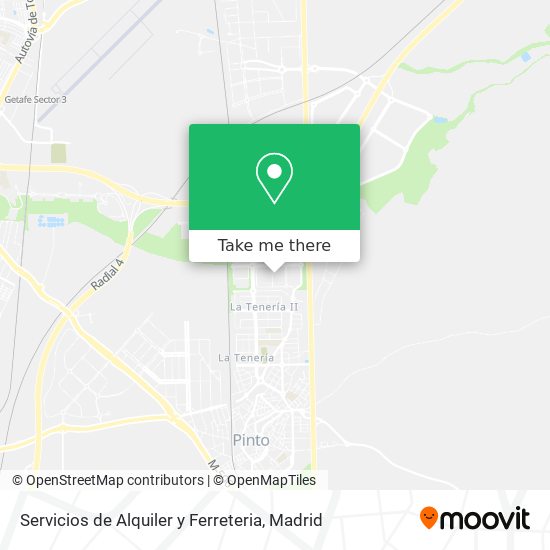 Servicios de Alquiler y Ferreteria map