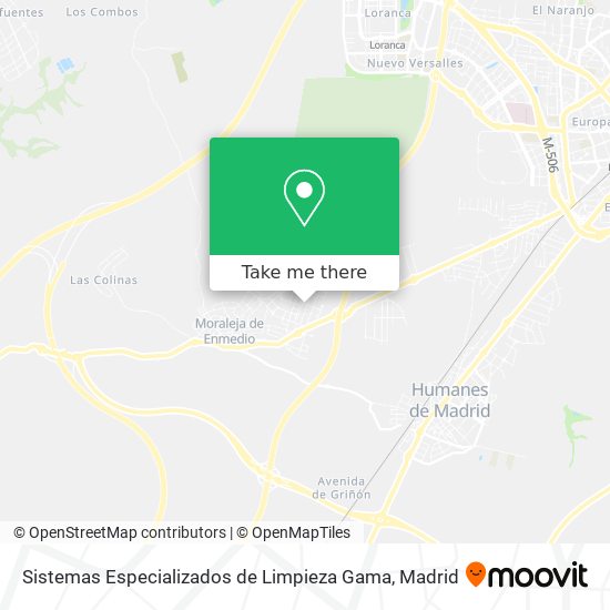 Sistemas Especializados de Limpieza Gama map