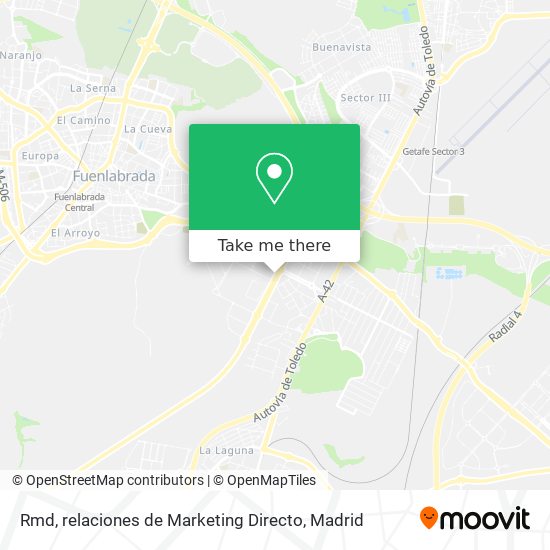 mapa Rmd, relaciones de Marketing Directo