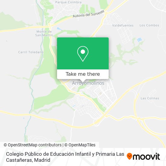 Colegio Público de Educación Infantil y Primaria Las Castañeras map