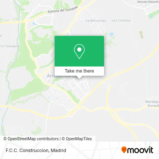 F.C.C. Construccion map
