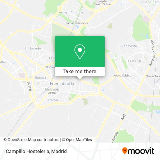 Campillo Hosteleria map