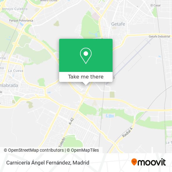 Carnicería Ángel Fernández map