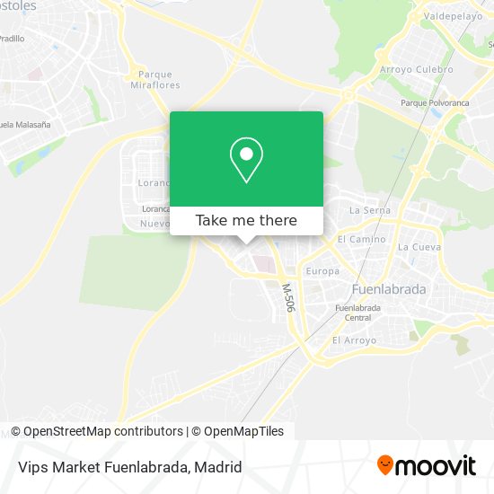 Vips Market Fuenlabrada map