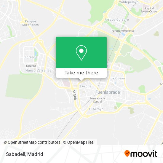 Sabadell map