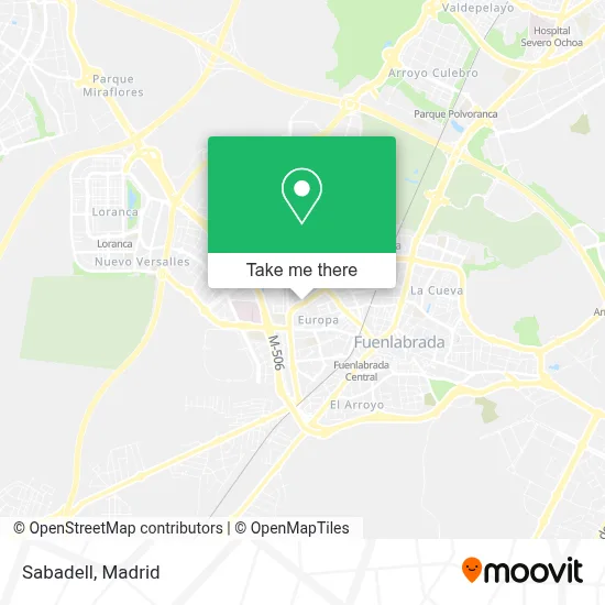 Sabadell map