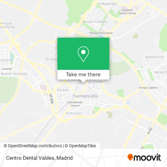 mapa Centro Dental Valdes