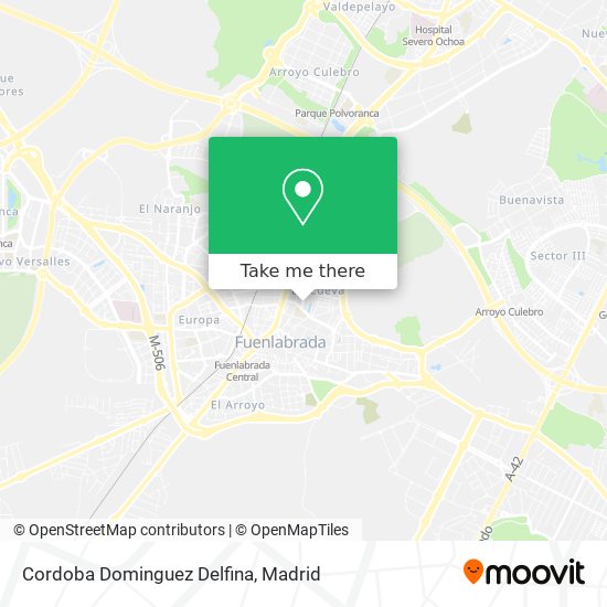 Cordoba Dominguez Delfina map