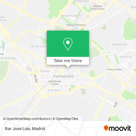 Bar Jose Luis map