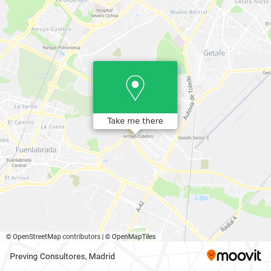 Preving Consultores map