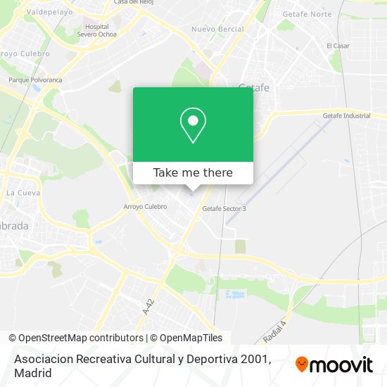 Asociacion Recreativa Cultural y Deportiva 2001 map
