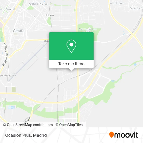 Ocasion Plus map