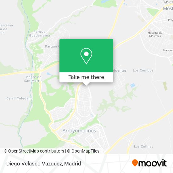 Diego Velasco Vázquez map