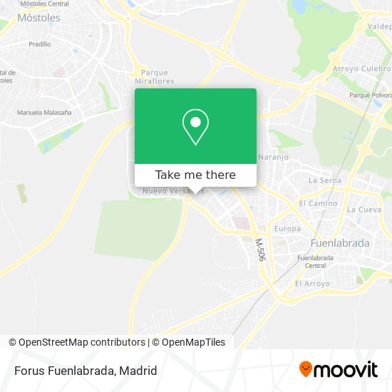 Forus Fuenlabrada map