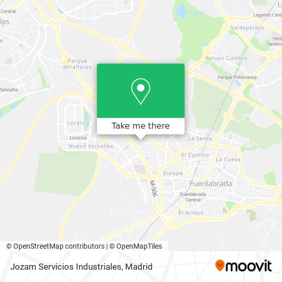 Jozam Servicios Industriales map