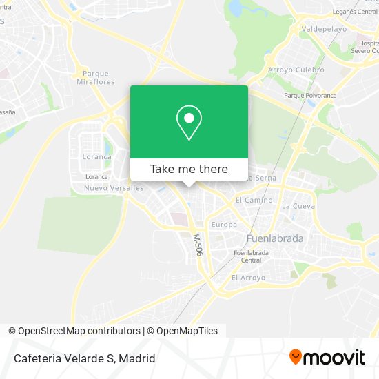 Cafeteria Velarde S map