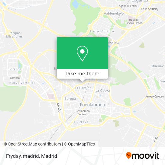 Fryday, madrid map