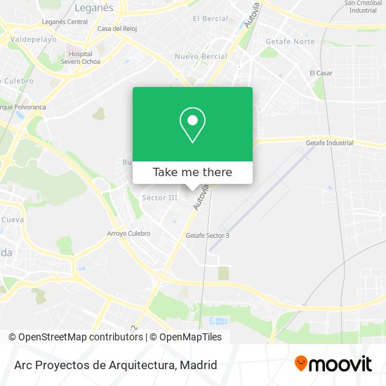 Arc Proyectos de Arquitectura map