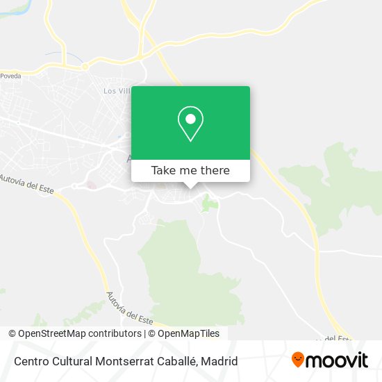 mapa Centro Cultural Montserrat Caballé