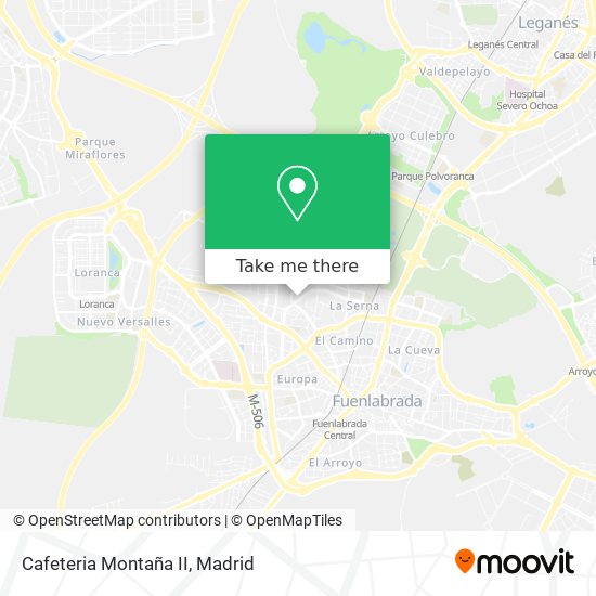 Cafeteria Montaña II map