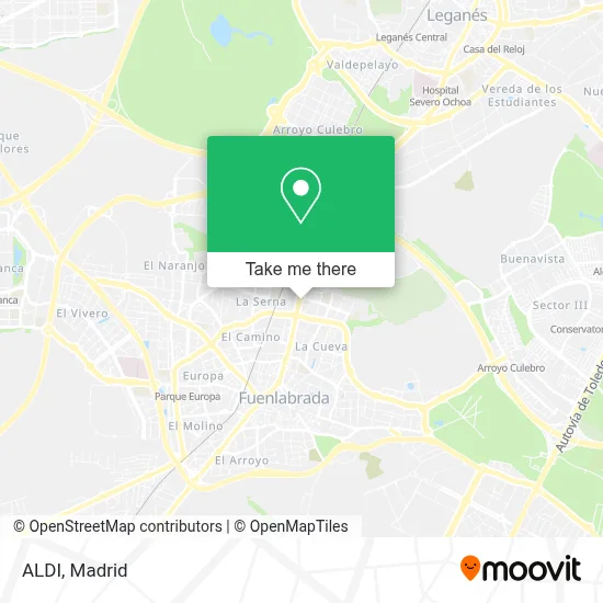 ALDI map